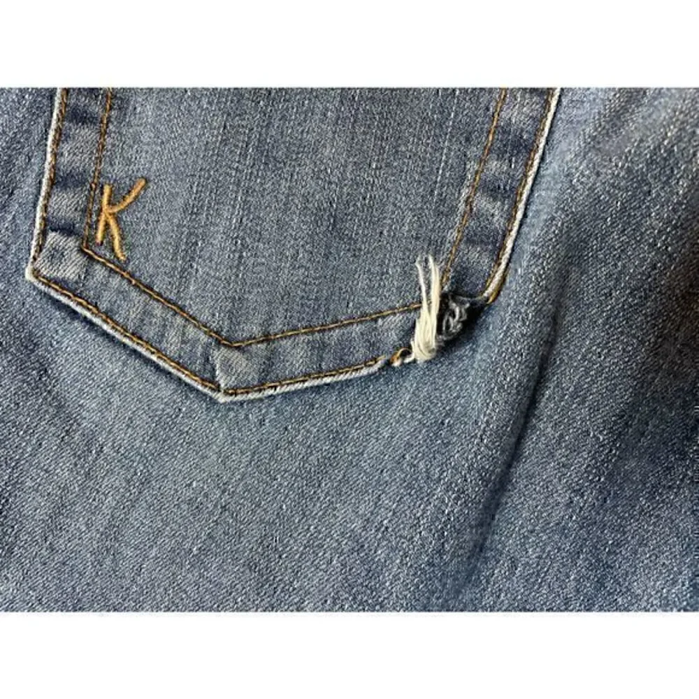 KUT From the Kloth Distressed Straight Leg Jeans Size 22W